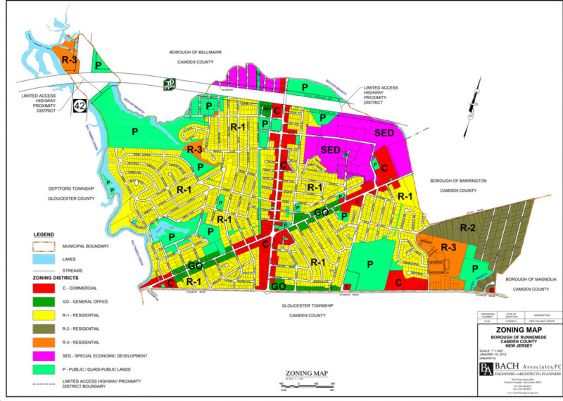 Zoning and Tax Maps – Runnemede NJ